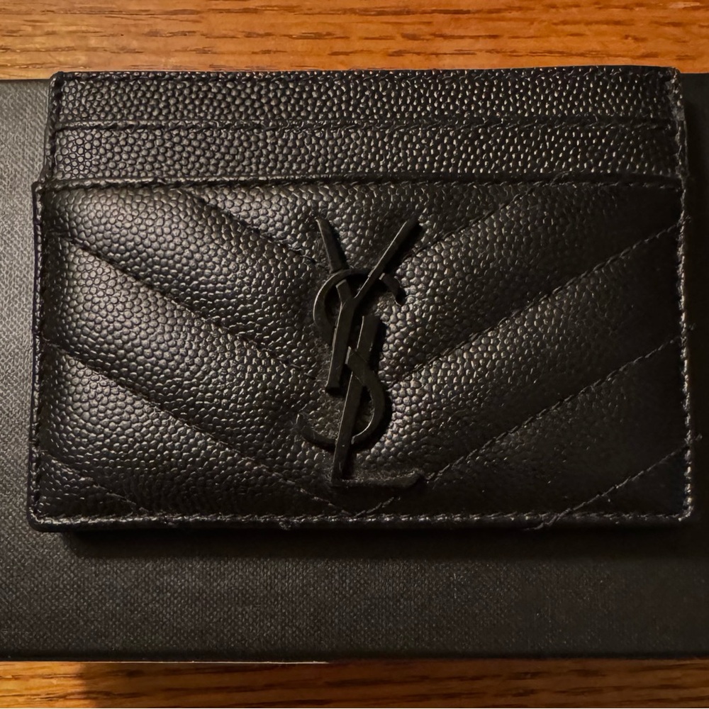 Saint Laurent Black Card Holder